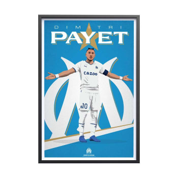 FOOT - Affiche Foot - Olympique de Marseille - Dimitri Payet 40x60cm