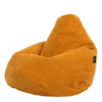Dalton - Sitzsack für Kinder aus Cord, Gelb