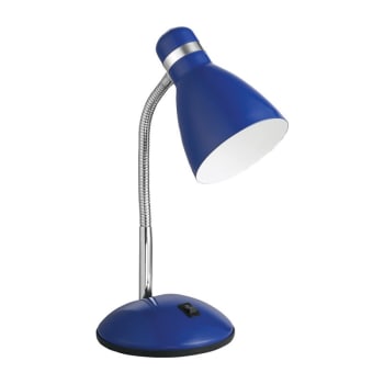 Mimi - Lampe de bureau flexible métal bleu