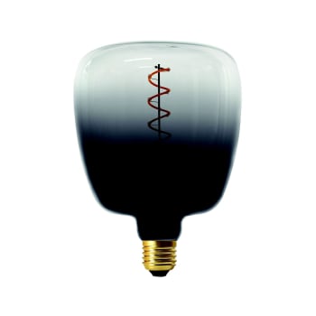 CORIANDOLI - Bombilla de filamento LED negra transparente