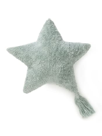 STARS - Coussin menthe 45x45
