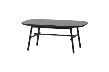 Elegance - Table basse en bois de manguier et métal noir