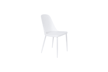 Pip - Chaise en polypropylène blanc