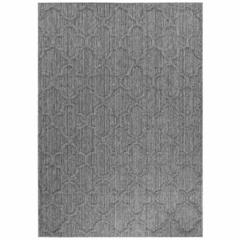 Jude - Tapis effet jute naturel alhambra gris 120x170cm