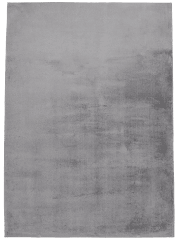 Sough - tapis de fourrure velours gris 80x150cm