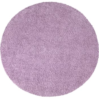 Softy - Tapis à poils longs rond SOFTY violet de parme 200x200cm
