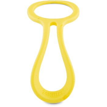 Bottle tie - Accessorio per borraccia in silicone giallo