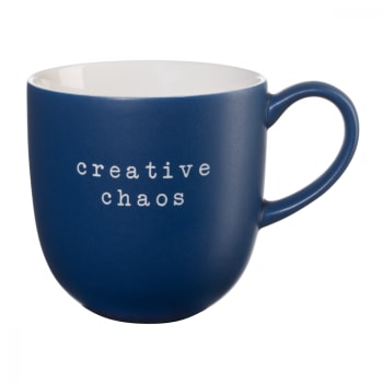 HEY! - Mug 350ml creative chaos céramique bleu foncé