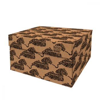 Tiger tiger - Boite de rangement carton marron 39,5x32x21cm
