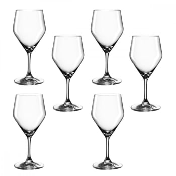 Bicchieri Da Vino Senza Stelo Libbey | Set Da 6 Da 473ml | Affusolati Multiuso | Impilabili E Lavastoviglie