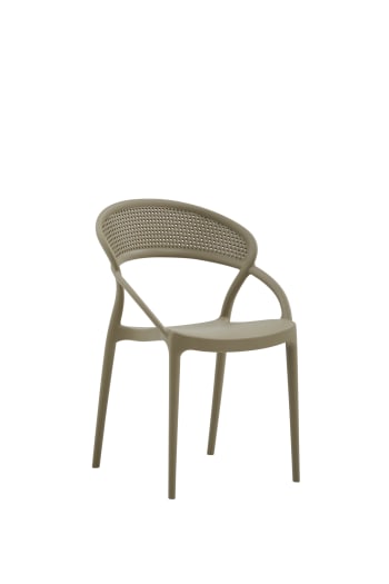Sedia Pieghevole In Acciaio Con Seduta In Resina Effetto Rattan, 54x44xh81 Cm, Colore Nero, Per Esterno/Interno, Pratica E Compatta - 4
