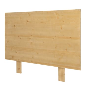 Nala - Tête de lit en bois massif de couleur naturel pour lit 135 cm