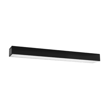 Pinne - Lámpara de techo negro aluminio 3000k  alt. 6 cm