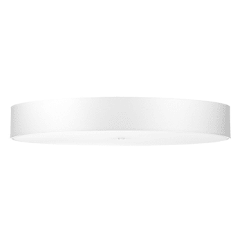 Skala - Lámpara de techo blanco tela, vidrio, acero  alt. 20 cm