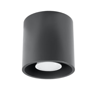 Orbis - Lampada a soffitto antracite alluminio
