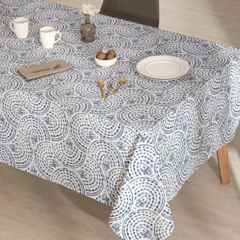 Tovaglia da tavola Blu Pupi Siciliani - 100% cotone - 150x150 cm Sicilian  vibes