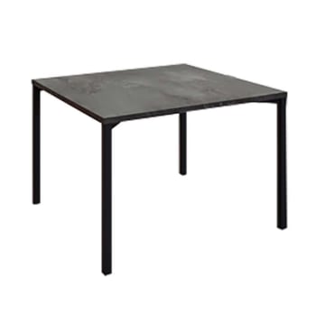 CALLIOPE - Tavolo da pranzo quadrato cm 55 x 55 x 45 h in metallo nero
