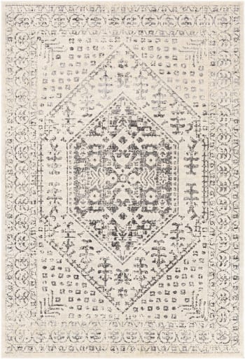 Calix - Orientalischer Vintage Teppich Beige/Grau 160x220