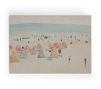 THE BEACH - Peinture sur toile 60x40 Imprimé Plage