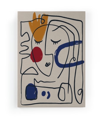 PICASSO - Peinture sur toile 60x40 Imprimé Picasso