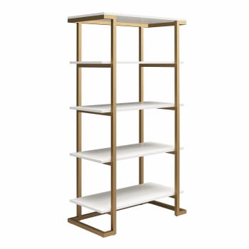 Mobile TV 2 Ante Scorrevoli Ernest – L119 X P39 X H55 Cm – Effetto Rovere Con Maniglie In Legno - 3