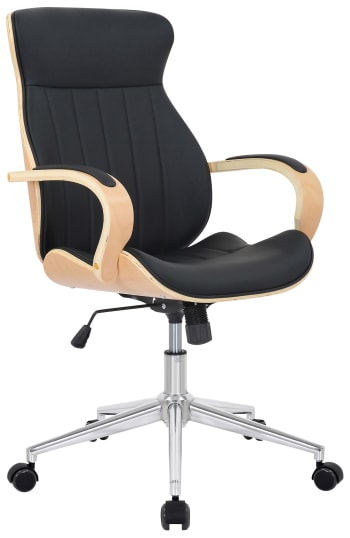 Chaise de bureau design - noir - Angimage