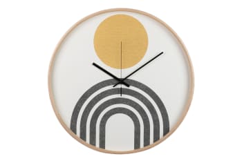 Reloj blanco de acrílico 60x4.5x60cm