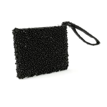 BEADED - Portefeuille de perles noir