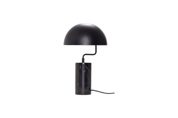 Poise - Lampe de table en métal noir