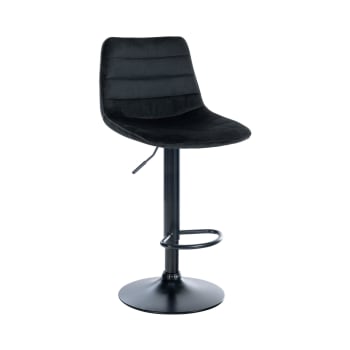 QT Dog Barhocker – Verstellbarer Futterständer Für Hunde, 5 L, Schwarz, 30,5–45,7 Cm Höhe