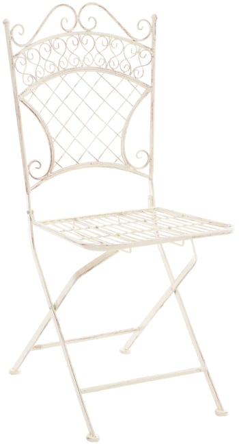 Esschert Design Jute Chaise De Jardin Pliable Avec Plusieurs Poches Et Dragonne Motif Roses 40 X 31 X 31 Cm
