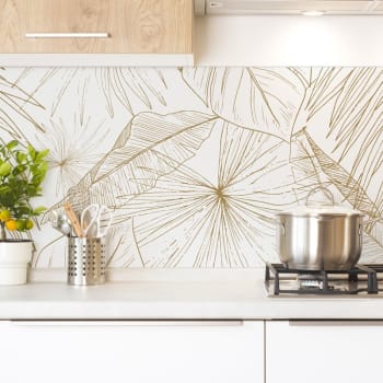 Paraschizzi Autoadesivo Per Cucina - 260x60 Cm, Legno, Resistente All'Acqua, Qualità Premium - Foto 6