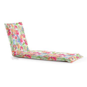 Coussin Pour Chaise Longue 190x60cm Épaisseur 6cm Imperméable Déhoussable - Beige