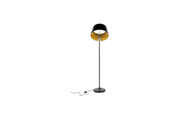 Pien - Lámpara de pie de metal negro