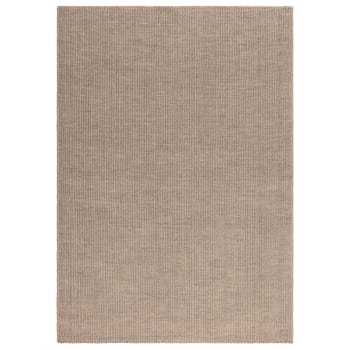 TISSY - Tapis moderne en coton beige 160x230 cm
