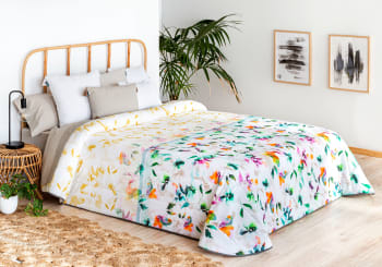 MALLORCA - Colcha bouti acolchada verano relleno 60 gr cama 150 multicolor