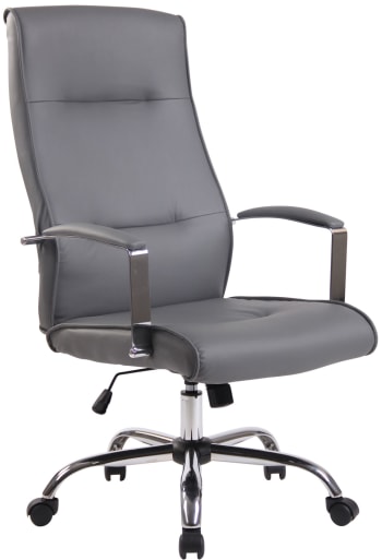 Sedia Ufficio Girevole HULALA HOME In Finta Pelle – Beige, Con Schienale In Rete, Regolabile, Per Casa E Lavoro - 2