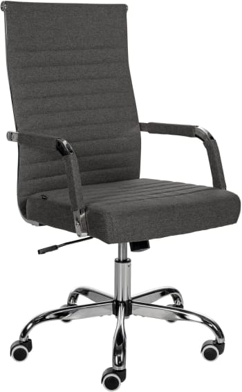 Silla de Oficina Gris Executive Respaldo Alto 75573