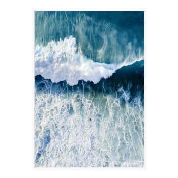 Stampa astratta dell'onda del mare, senza cornice. 100x70 cm ASTRATTO -  MACCHIE