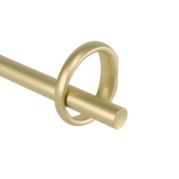 Ringlet - Tringle à rideau extensible de 107 à 305cm D25mm dorée