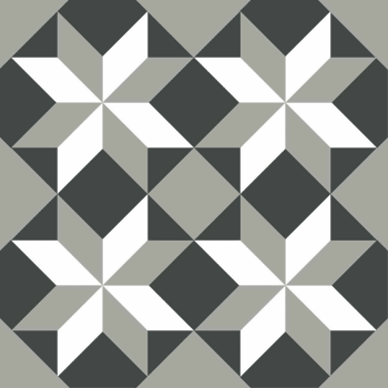 Etoiles - Stickers carrelage 15 x 15 cm - Étoiles géométriques