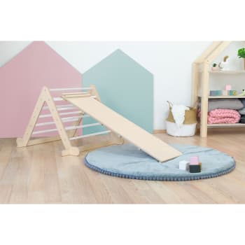 MeowBaby® Planche D'équilibre pour Enfants 80x30cm Planche Balancer  Montessori, Balance Board avec Feutre, Orange