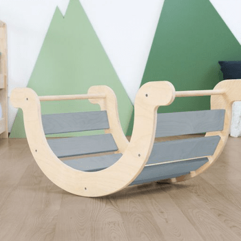 Tour d'apprentissage pour enfants en bois naturel marron