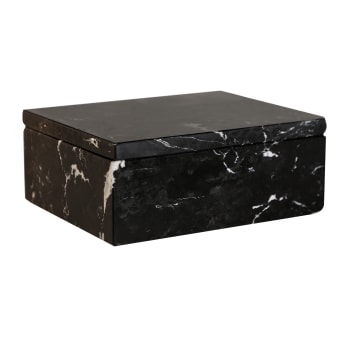 FONTANS - Caja de resina en color negro de 19x15x7cm