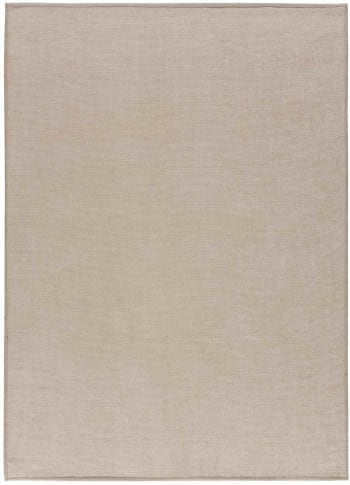 HARRIS - Tappeto liscio lavabile beige, 160X230 cm