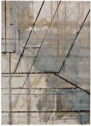ASTRID - Tapis abstrait en gris, 160X230 cm