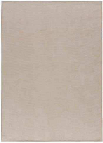 Tappeto con motivo piastrelle in rilievo - crema e beige - 120x160 cm  BIANCA