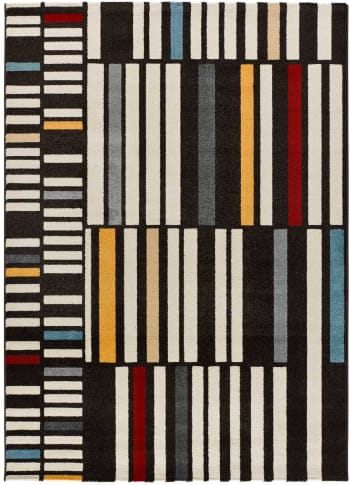 DELTA - Tapis géométrique multicolore, 160X230 cm