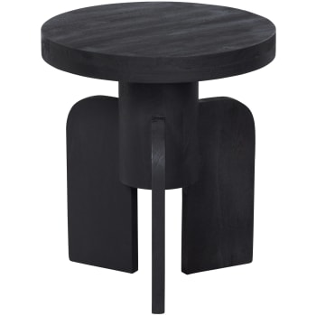 Mori - Table d'appoint en bois noir
