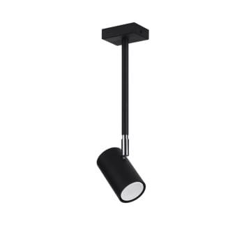 Norano - Lámpara de techo negro acero  alt. 33 cm